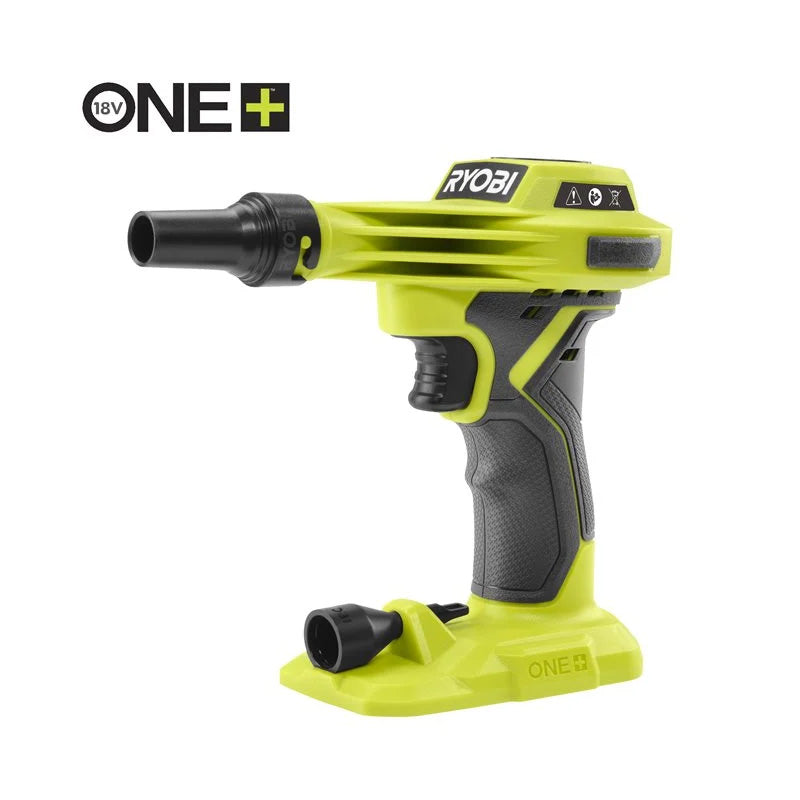 Produktbild von RYOBI 18 V ONE+ Batteridrevet Luftpumpe RVI18-0, Luftstrøm 250 L/min, Maks. Tryk 0,034 Bar, Uden Batteri Og Oplader